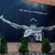 Image for article titled Despite Repeated Attempts To Tear It Down, Massive LeBron James Mural Keeps Reappearing